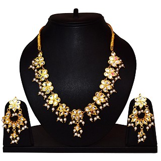 Awadhi Kundan Necklace Set